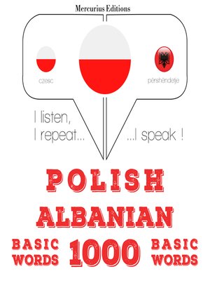 cover image of Polish-Albanian: 1000 basic words